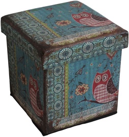 Home4you Pouf/Box with Lid Ventura 32x32xH32cm Owl
