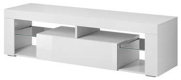 TV galds Vivaldi Meble Everest 2, balta, 1400x330x505 mm