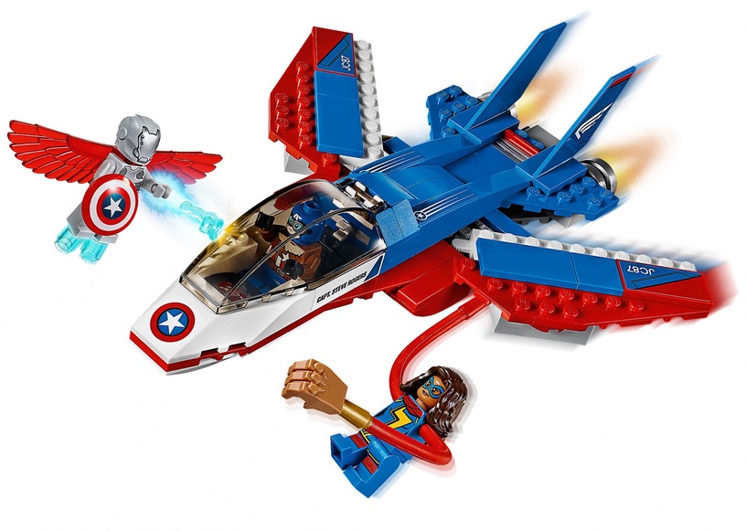 Konstruktor LEGO® Super Heroes Captain America Jet Pursuit 76076 76076