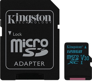 Kingston Canvas Go! MicroSD 128GB + SD Adapter