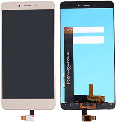Mobilo tālruņu rezerves daļas Xiaomi Redmi Note4 Gold LCD Screen, zelta