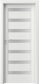 Полотно межкомнатной двери Porta D7 PORTAVERTE D7, правосторонняя, белый, 203 x 64.4 x 4 см