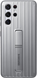 Samsung Protective Standing Back Case For Samsung Galaxy S21 Ultra Light Gray