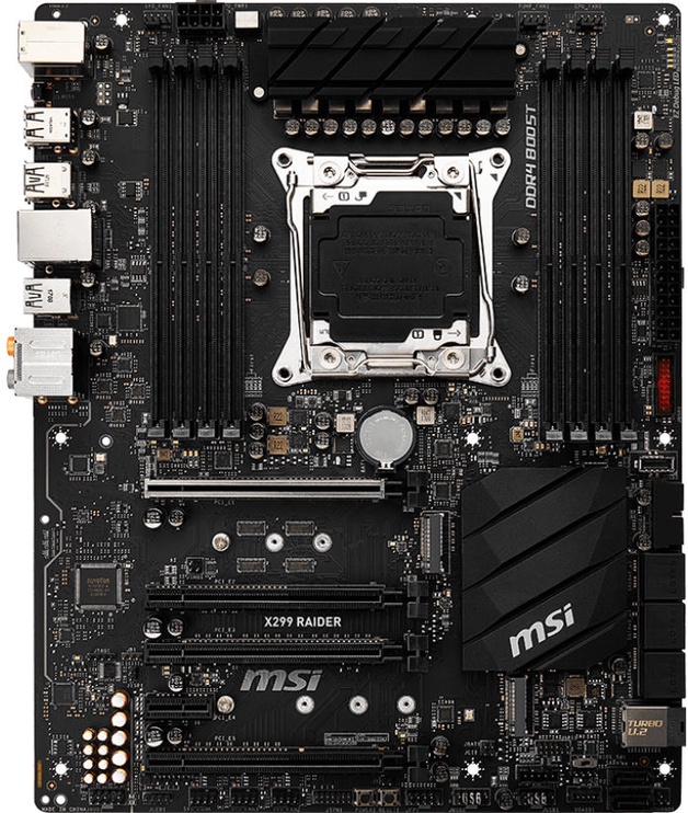 Pagrindinė plokštė MSI X299 Raider