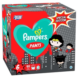 Autiņbiksītes Pampers Pants, 6, 60 gab.