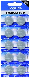 LogiLink Ultra Power CR2032 Lithium Button Cell 3V 10pcs