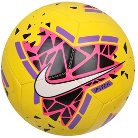 Nike Pitch Football SC3807 710 Yellow/Pink Size 4