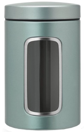 Контейнер для сыпучих продуктов с окном Brabantia, 1.4 л, Metallic Mint
