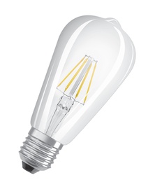 Лампочка Osram LED, ST64, теплый белый, E27, 6.5 Вт, 806 лм