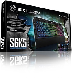 Клавиатура Sharkoon SGK5 EN, черный