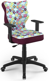 Детский стул Entelo Duo ST32 Black/Purple, 400x375x1000 мм