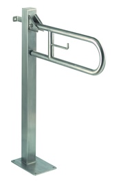 Mediclinics Medinox Vertical Swing Grab On Fixed Column Satin