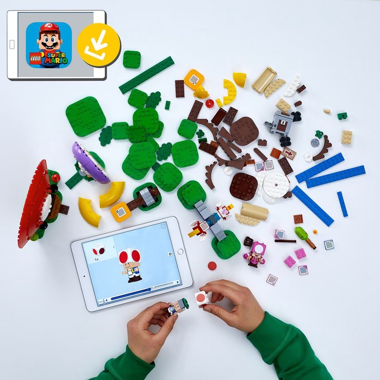 Конструктор LEGO®Super Mario Погоня за сокровищами Тоада. Дополнительный набор 71368