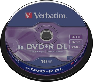 Andmekandja Verbatim 43666, 8.5 GB, 10tk