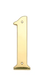 Durvju numurs Haushalt BP-1, 145 mm x 70 mm, misiņš, misiņa