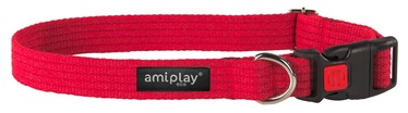 Kaklasiksna suņiem Amiplay, sarkana, 280 - 400 mm x 15 mm, S
