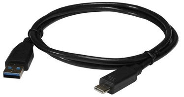Laidas ART USB 2.0 A male, USB, 1 m, juoda