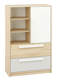 Komoda ML Meble Drop 07 Beech/Light Grey