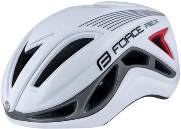 Шлем Force Rex, белый/серый, L/XL, 580 - 610 мм