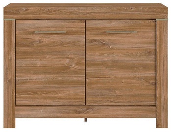 Black Red White Gent Chest 85x115x45cm Stirling Oak