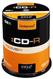Intenso CD-R 52x 700MB 100pcs. Cake Box 1001626