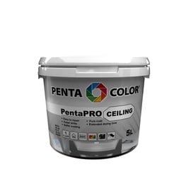 Krāsa Pentacolor Pentapro Ceiling, balta, 5 l