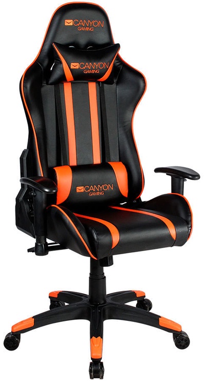 Игровое кресло Canyon Fobos GC-3, черный/oранжевый