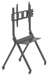 Hoidik Techly Mobile Floor Trolley, 30-110", 50 kg