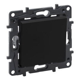 Кнопка Legrand Niloe Step, 1 кл., черный