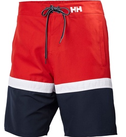 Ujumispüksid, meestele Helly Hansen, sinine/valge/punane, 33