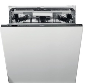Iebūvējamā trauku mazgājamā mašīna Whirlpool WIO 3P33 PL, balta/melna