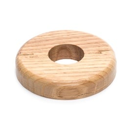 Imloksa Pipe Socket Wood 22mm Oak Varnished