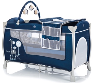 Fillikid Alu Travel Cot Navy
