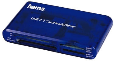 Hama 35in1 USB 2.0 Multi Card Reader Blue