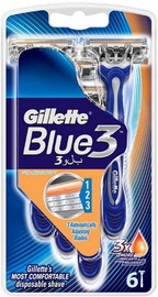 Skuveklis Gillette Blue3 Blue3, 6 gab.