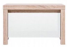 Naktinis staliukas Black Red White Kaspian KOM1S White/Sonoma Oak