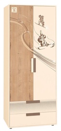DaVita Fristail 56.01 Wardrobe Bunratti Oak/Cream