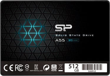 Cietais disks (SSD) Silicon Power Ace A55 SP256GBSS3A55S25, 2.5", 512 GB