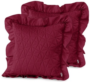 AmeliaHome Tilia Pillowcase Rubin 45x45cm 2pcs