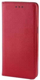 Mocco Smart Magnet Book Case For Samsung Galaxy A8 Plus A730 Red
