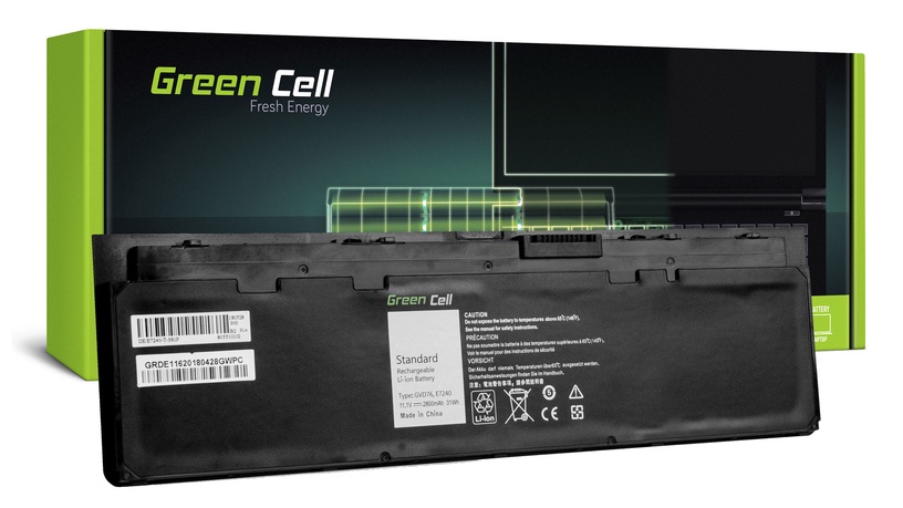 Аккумулятор для ноутбука Green Cell DE116 Battery WD52H GVD76, 2.8 Ач, Li-Ion