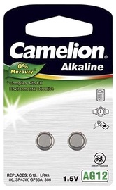 Baterijas Camelion LR43, AG12, 1.5 V, 2 gab.