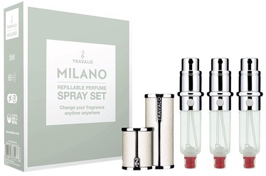 Travalo Milano Refillable Flacon 3x5ml White