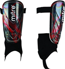 Mitre Tension Shin Guards Printed Black Red XL