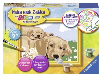 Ravensburger Painting By Numbers Dogs 296910