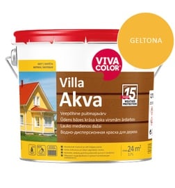 Фасадная краска Vivacolor Villa Akva, желтый, 2.7 л