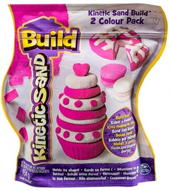 Spin Master Kinetic Sand Build 2 Color Pack Pink White