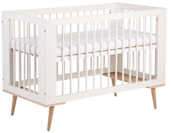 Детская кровать Klups Sofie, белый, 124 x 66 см