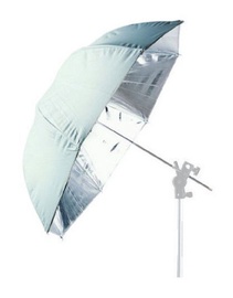 Falcon Eyes UR-T86S Jumbo Umbrella Silver/White 216cm