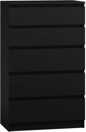 Комод Top E Shop Malwa M5, черный, 70 x 40 см x 112 см